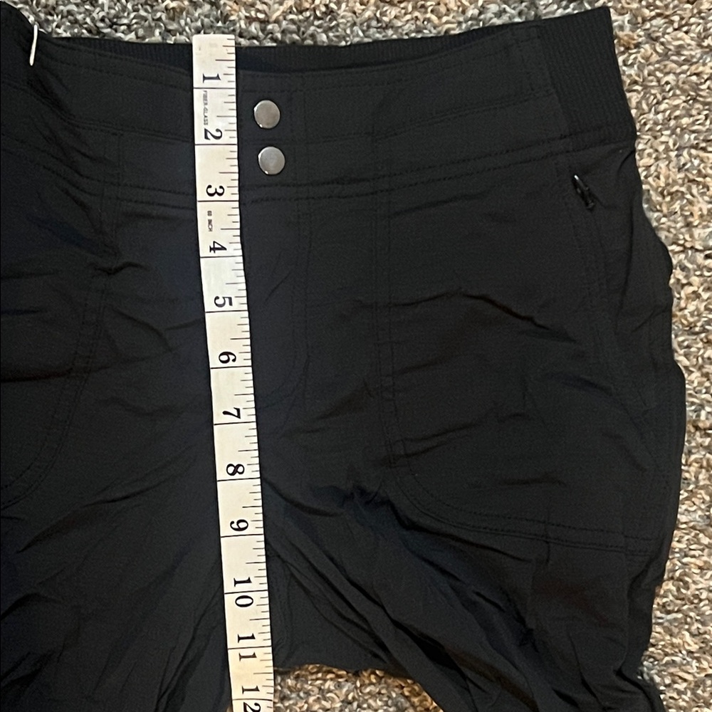 Athleta black casual hiking pants expandable waistband straight leg size 2 VGUC - Picture 11 of 11